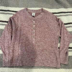 CAbi Henley Pullover Long Sleeve Shirt, Sz Medium, Style #4200